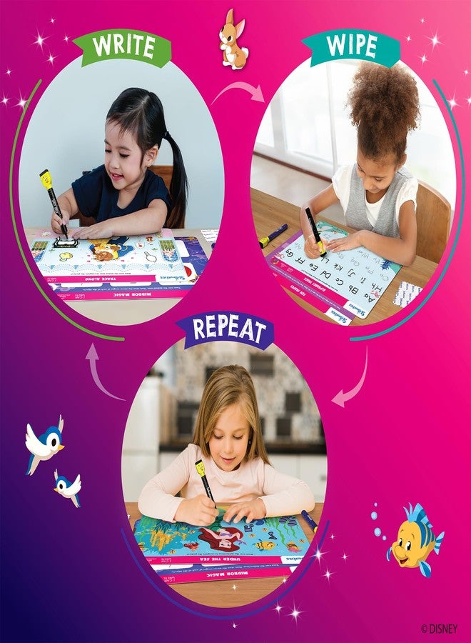 Skillmatics I Can Write Disney Princess - Reusable Preschool Learning Activities, Educational Toy and Game, Back to School Supplies, Gifts for Students, Kids, Toddlers Ages 3, 4, 5, 6,Multicolor - Image 5